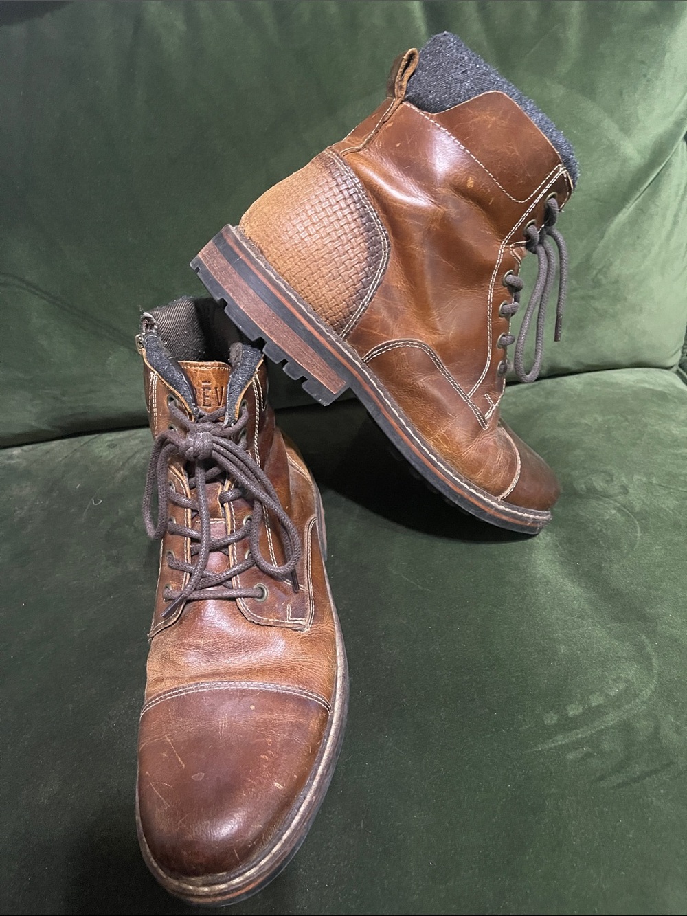Men's Brown Leather Crevos Hammersmith Fashion Boot